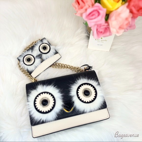 Kate spade set  dashing penguin card holder black - Picture 2 of 8